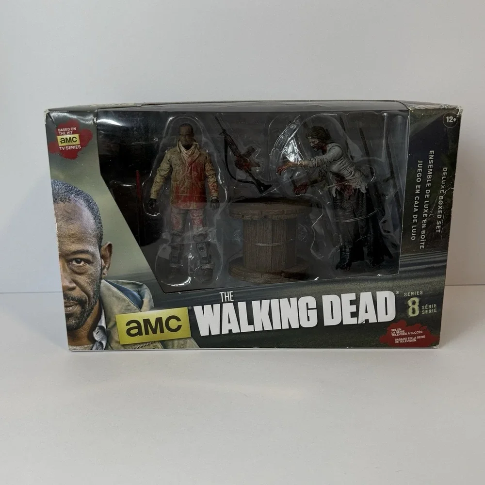 The Walking Dead Morgan with Impaled Walker Deluxe Figure Box Set AMC McFarlane